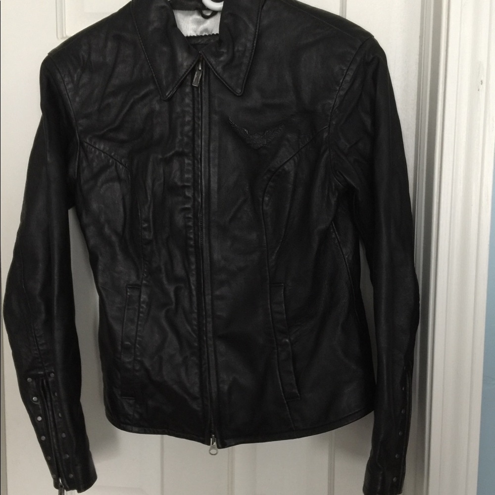 Harley Davidson women’s leather jacket worn once